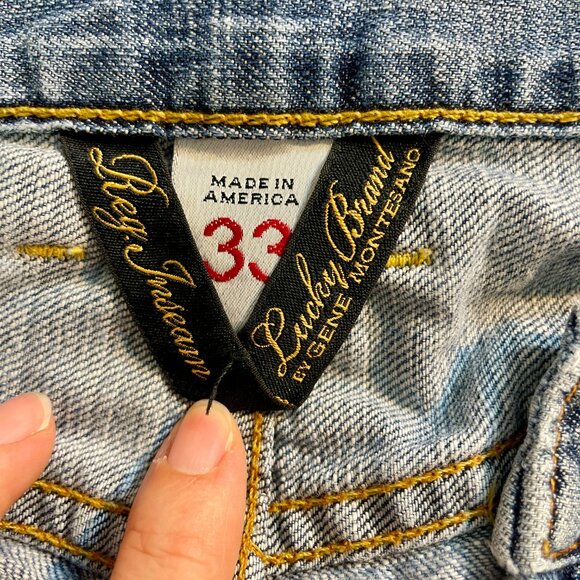 LUCKY BRAND Jeans Mens 33 Straight Leg - Picture 4 of 9